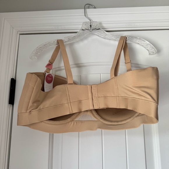 Cacique Lightly Lined Multi-Way Strapless Bra Nude NWT - Picture 6 of 12